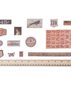Tim Holtz Idea-ology Thrift Shop Ephemera Pack, 54 Count 19 81YaYEbX3hL