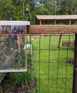 AcuRite 5" Capacity Easy-to-Read Magnifying Acrylic, Blue (00850A3) Rain Gauge 44 81Yc4NgKwbL