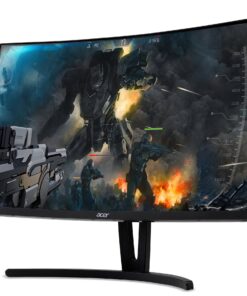 Alternative view of Acer Gaming Monitor 27” Curved ED273 Abidpx 1920 x 1080 144Hz Refresh Rate G-SYNC Compatible (Display Port, HDMI & DVI Ports) Black 27-inch