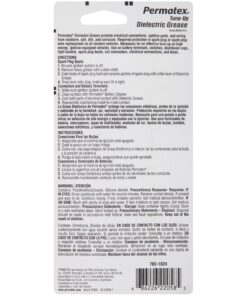 Permatex 22058 Dielectric Tune-Up Grease, 3oz. - High Performance Dielectric Grease Used To Protect Terminals, Spark Plugs, Wiring And Other Electrical Connections Against Salt, Dirt, And Corrosion Pack of 1 3 oz. 14 81YfsuMDgaL