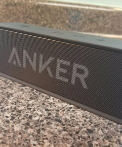 Upgraded, Anker Soundcore Bluetooth Speaker with IPX5 Waterproof, Stereo Sound, 24H Playtime, Portable Wireless Speaker for iPhone, Samsung and More Black 33 81YfzgponFL