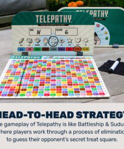 Mighty Fun! - Telepathy® Board Game - Award-Winning Strategy Board Game of Memory, Logic and Deduction for Kids, Adults and Families - 2 Person or Teams - Ages 10+ 10 81YgntXexWL