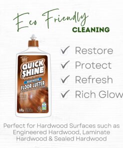 Quick Shine High Traffic Hardwood Floor Luster and Polish, 27 Fl. Oz. 27 81Yibp4xWGL