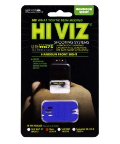 Alternative view of HIVIZ GL2014 Glock Interchangeable LITEWAVE Front Handgun Sight , Black