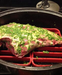 Norpro, Red Rectangle Silicone Roasting Rack, 1 EA 29 81YnSAsDTxL