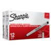 Sharpie Permanent Markers, Ultra-Fine Point, Black, 24-Count 13 81YoHNxHBL
