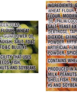 Hapi Hot Wasabi Peas + Spicy Sriracha Peas Combo Pack 7 81YoW4wxnqL