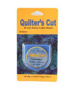 Quilter’s Cut 45mm Rotary Blades, 10 Pack, Fits Olfa, Fiskar, Martelli, & Truecut 13 81Yok2QIUsL