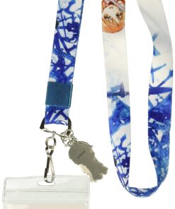 SWORD ART ONLINE - Kirito & Asuna Blue Lanyard