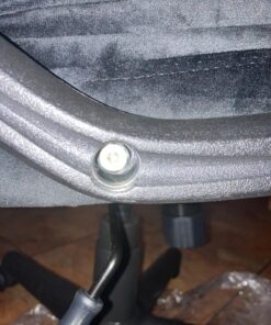 Amazon Basics Classic Office Desk Computer Chair - Adjustable, Swiveling, Ultra-Soft Microfiber, Lumbar Support, 28"D x 25"W x 43.5"H, Black 51 81Yrtb7rCL