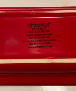 Chantal Large Butter Dish, True Red Full Size Butter 30 81Yrwv0SZcL