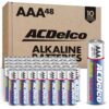ACDelco 48-Count AAA Batteries, Maximum Power Super Alkaline Battery, 10-Year Shelf Life 48 Count (Pack of 1) 16 81Ys cO8I2L