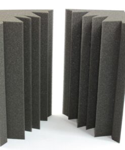 Acoustic Foam Bass Trap Studio Corner Wall 12" X 6" X 6" (4 PACK) Made in USA - Color: Charcoal 12X6X6 10 81Ys9nN7JL