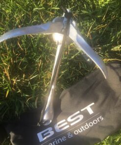 Best Marine Kayak Anchor, 3.5 Pound Anchor Kit for Kayaks, Canoes, SUP Paddle Boards & Jet Skis, Fishing, Boating & Kayaking Accessories Silver 31 81YsiFqx0oL