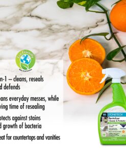 StoneTech Revitalizer Cleaner and Protector for Natural Stone Countertops and Surfaces, 24-Ounce Spray, Citrus Scent 24 Fl Oz (Pack of 1) 9 81Yt6MyRnHL