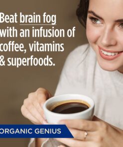 VitaCup Genius Keto Coffee Pods with MCT Oil, Turmeric and Vitamins B1, B5, B6, B9, B12, D3 for Energy & Focus in Recyclable Single Serve Pod Compatible with K-Cup Brewers Including Keurig 2.0 Genius + MCT 16 Count (Pack of 1) 25 81YvK tUGkL 2