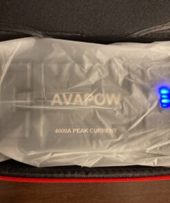 AVAPOW Car Jump Starter, 4000A Peak Battery Jump Starter (for All Gas or Up to 10L Diesel), Portable Battery Booster Power Pack, 12V Auto Jump Box with LED Light, USB Quick Charge 3.0 56 81Yy2c7PA L