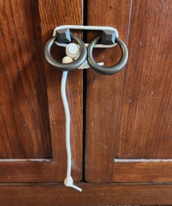 Kiscords Baby Safety Cabinet Locks for Knobs Child Safety Cabinet Latches for Home Safety Strap for Baby Proofing Cabinets Kitchen Door RV No Drill No Screw No Adhesive (White) 25 81Yy3tIkuL