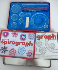 Spirograph Design Set Tin - Spiral Art Kit with Classic Gear Design Kit in a Collectors Tin for Kids Ages 8 and Up 1 Pack (Tin Set) 43 81YyO9uxMUL