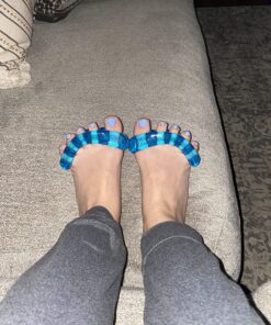 Original YogaToes - Small Sapphire Blue: Toe Stretcher & Toe Separator. Fight Bunions, Hammer Toes, Foot Pain & More! Small (Pack of 1) 48 81YyOe9WgoL 1