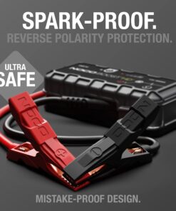 NOCO Boost HD GB70 2000A UltraSafe Car Battery Jump Starter, 12V Battery Booster Pack, Jump Box, Portable Charger and Jumper Cables for 8.0L Gasoline and 6.0L Diesel Engines 27 81YyVUUL4SL