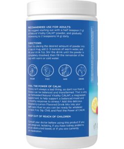 Natural Vitality Calm, Magnesium Citrate Supplement, Anti-Stress Drink Mix Powder - Gluten Free, Vegan, & Non-GMO, Raspberry Lemon, 16 oz 16 Ounce (Pack of 1) 51 81Yz2HrGIjL