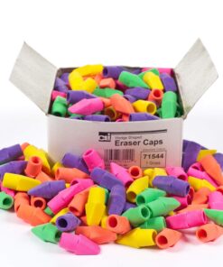 Charles Leonard Pencil Eraser Caps, Latex Free, Assorted Colors, 144/Box (71544) 6 81YzFSrSEcL