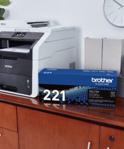 Brother Genuine Standard Yield Toner Cartridge, TN221BK, Replacement Black Toner, Page Yield Upto 2,500 Pages, Amazon Dash Replenishment Cartridge, TN221 Single Toner Set 13 81Z I3FpzfL
