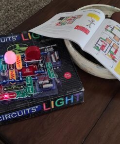 Snap Circuits LIGHT Electronics Exploration Kit | Over 175 Exciting STEM Projects | Full Color Project Manual | 55+ Snap Circuits Parts | STEM Educational Toys for Kids 8+,Multi Lights 18 81Z Thq9GL