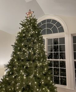 Kurt Adler UL1219/NAT 10 Light Indoor Rattan Natural Star Treetop 40 81Z oANxGYL