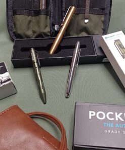 Fisher Space Pen Bullet Pen - 400 Series - Chrome w/ Clip - Gift Boxed 41 81Z oq pkAL