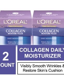 L'Oreal Paris Skincare Collagen Face Moisturizer, Day and Night Cream, Anti-Aging Face, Neck and Chest Cream to smooth skin and reduce wrinkles, 1.7 oz Pack of 2 1.7 Ounce (Pack of 2) 15 81Z0fivR7nL