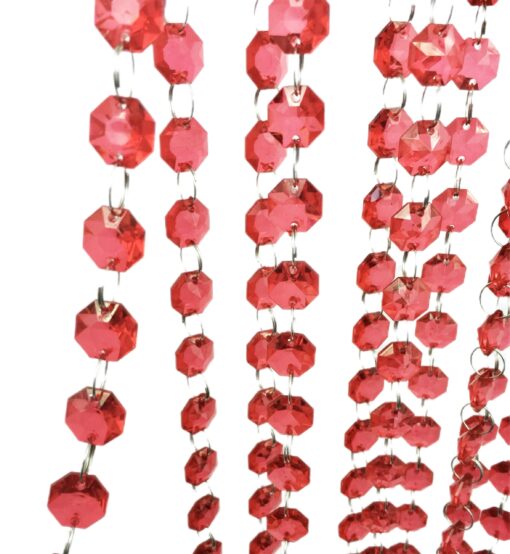 LolaSaturdays 30 Ft Acrylic Crystal Garland Clear clear-acrylic 20mmx30ft