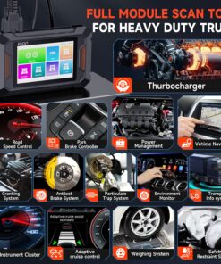 FCAR F802 Plus Heavy Duty Truck Scanner DPF Regen Tool Fit for Cummins Detroit Caterpillar International Volvo Paccar All System Diesel Diagnostic Scan Tool Truck & Car 2in1 Code Reader with Oil Reset F802 Heavy Duty Truck Scanner 14 81Z0tfSuFLL