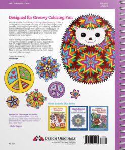 Fun & Funky Coloring Book Treasury: Designs to Energize and Inspire (Design Originals) 208 Pages with 96 Groovy One-Side-Only Designs on Extra-Thick Perforated Paper in a Handy Spiral Lay-Flat Binding 25 81Z2jJLO3 L