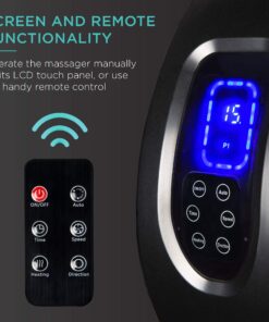 Best Choice Products Foot Massager Machine Shiatsu Leg Massager, Therapeutic Reflexology Calf Massager w/Blood Circulation, Nerve Pain, Deep Kneading, High-Intensity Rollers - Satin Black 22 81Z54ueSOpL