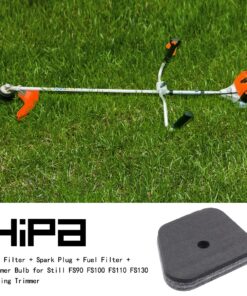 Alternative view of Hipa FS90R Air Filter Spark Plug Fuel Filter Primer Bulb for Stihl FS90 FS100 FS110 FS130 String Trimmer Stihl FS110R FS110X FS110RX FS130R Weed Eater Parts Replace 4180 120 1800