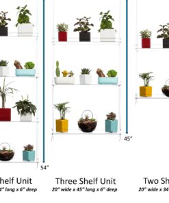 Beautiful Views Hanging Window Plant Shelves (4 Shelves) 4 Shelves 20"x6"x54" 29 81Z7j9k1L4L