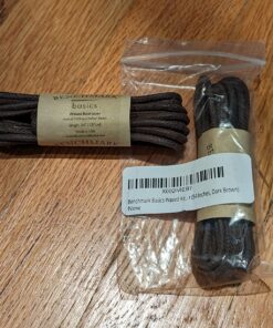 Benchmark Waxed 100% Kevlar Boot Laces - Made in USA - Heavy Duty Shoe Laces for Work or Hiking - 45", 54”, 63”, 72" or 81" 54 Inches Black 19 81Z7rZ5tSNL