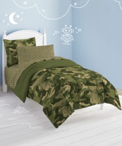 Dream Factory Boys Army Green Desert Camo Comforter Set, Multi, Twin 27 81ZBMGg6FmS