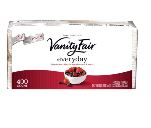 Vanity Fair Everyday, 400 Count 400 Count (Pack of 1)