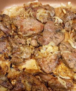 BELLA Electric Skillet and Frying Pan with Glass Lid, Nonstick Coating, Cool Touch Handles, Removable Heating Probe, Dishwasher Safe, 12 x 12 inch, Copper 41 81ZDyEfhrVL