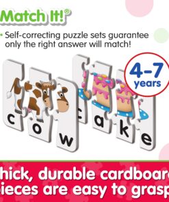 The Learning Journey: Match It! - Spelling - 20 Piece Self-Correcting Spelling Puzzle for Three and Four Letter Words with Matching Images - Learning Toys for 4 Year Olds - Award Winning Toys 17 81ZFfhLpyRL