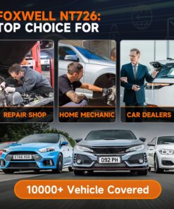 2023 FOXWELL NT726 OBD2 Scanner All System 12 Services Car Diagnostic Scanner Lifetime Free Update Car Scanner ABS Bleeding/Oil/EPB/SAS/D-P-F Regen/TPMS/Throttle Reset Code Reader, Android 9.0 37 81ZFqxOQ2L