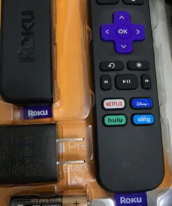 Roku Premiere | HD/4K/HDR Streaming Media Player, Simple Remote and Premium HDMI Cable, Black 48 81ZG66d3YwL