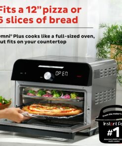 Alternative view of Instant Omni Plus 19 QT/18L Air Fryer Toaster Oven Combo, From the Makers of Instant Pot, 10-in-1 Functions, Fits a 12" Pizza, 6 Slices of Bread, App with Over 100 Recipes, Stainless Steel