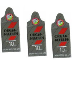 MSB 30 Pieces Ball Point Jersey Home Sewing Machine Needles Assortment (Organ 15X1 Size#10,12,14) 10 12 14