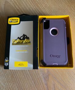 OtterBox DEFENDER SERIES SCREENLESS EDITION Case for iPhone Xr - Polycarbonate, Built-in Screen Protector, Retail Packaging - PURPLE NEBULA (WINSOME ORCHID/NIGHT PURPLE) 39 81ZJM3gCq4L