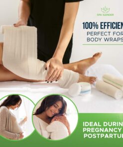 SPA SLENDER 6-inch Elastic Wrap - Compression Bandage with Hook and Loop Closure – Non-Latex Bandage Elastic Wrap for Injuries and Soreness – 2 pcs Washable Wide Elastic Bandage 2 Count 16 81ZJh3kq6YL