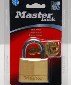 Master Lock 140D Padlock, 1 Pack, Brass 14 81ZLMa56obL